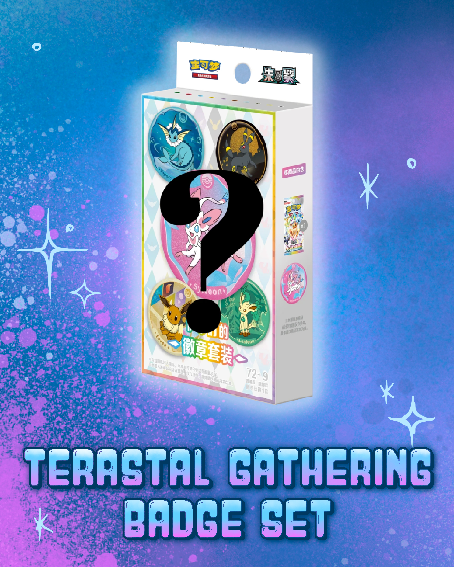 Pokemon: Terastal Gathering Badge Set
