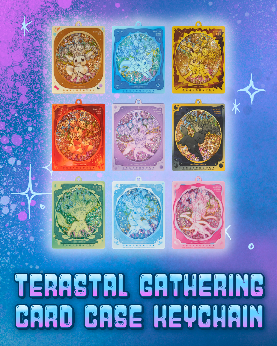 Pokemon: Terastal Gathering Quicksand Card Case Keychain