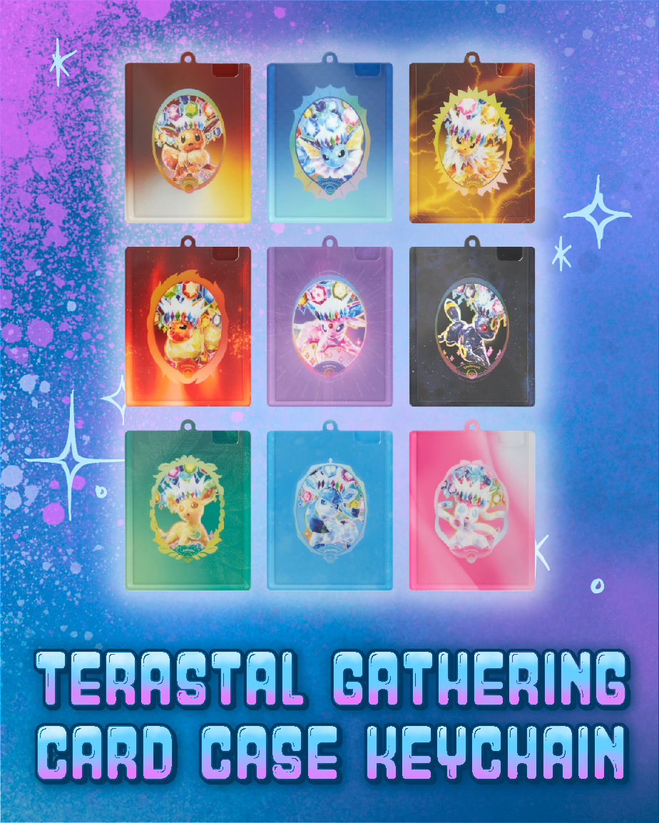 Pokemon: Terastal Gathering Quicksand Card Case Keychain