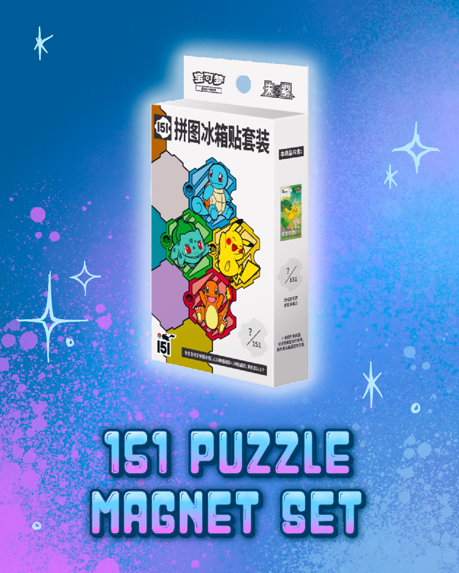 Pokemon: 151 Collect Puzzle Magnet Set