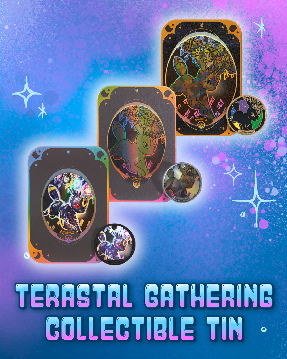 Pokemon: Terastal Gathering Collectible Tin - Umbreon