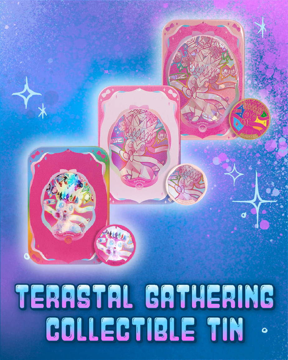 Pokemon: Terastal Gathering Collectible Tin - Sylveon
