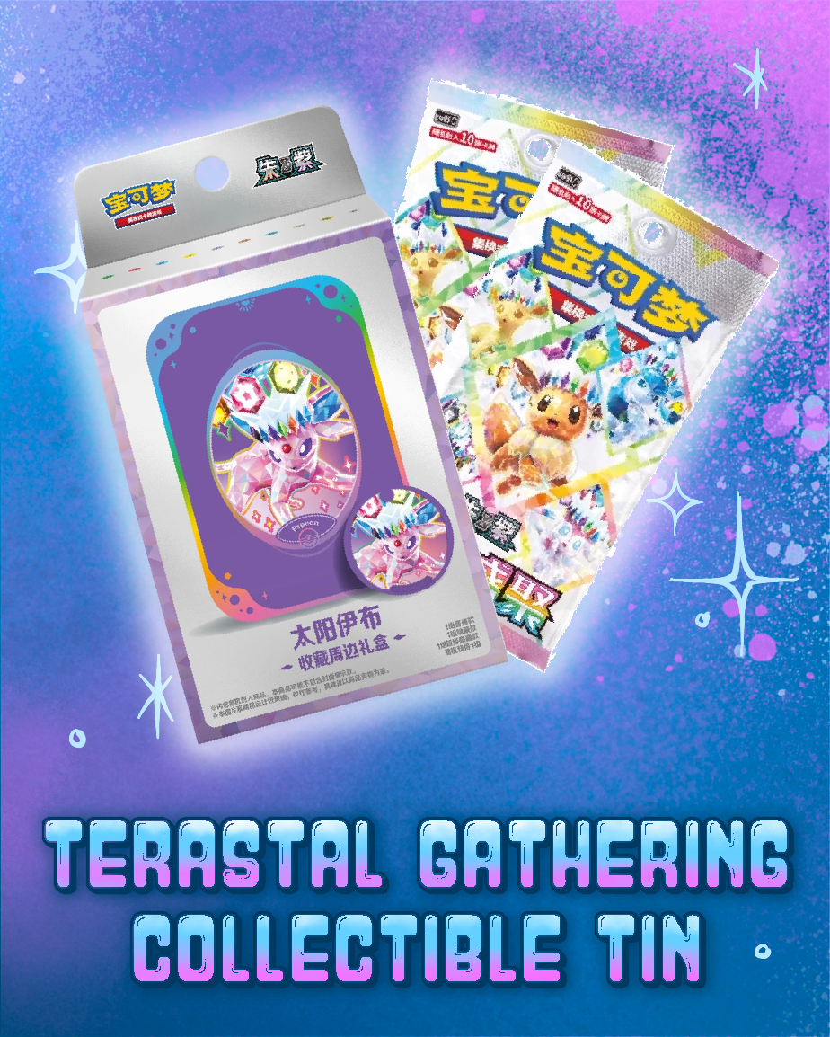 Pokemon: Terastal Gathering Collectible Tin - Espeon