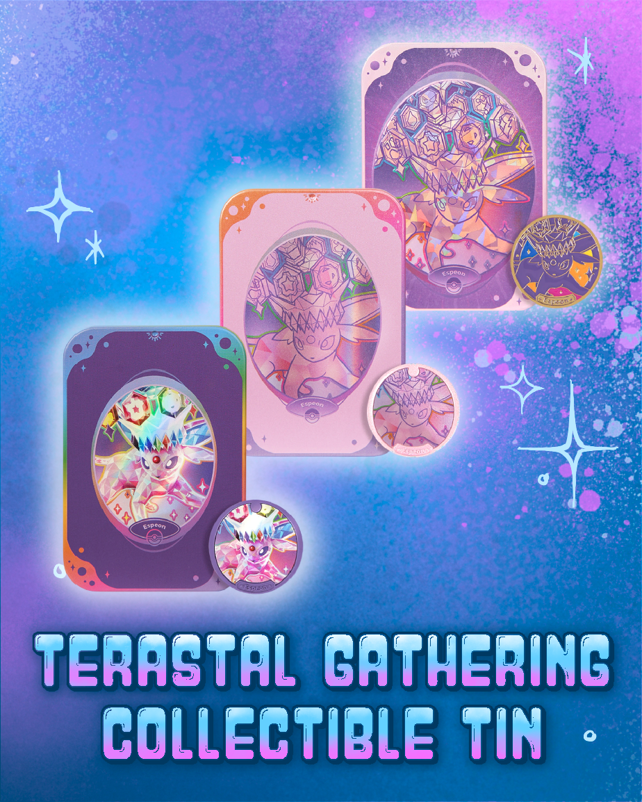 Pokemon: Terastal Gathering Collectible Tin - Espeon