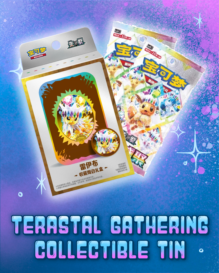 Pokemon: Terastal Gathering Collectible Tin - Jolteon