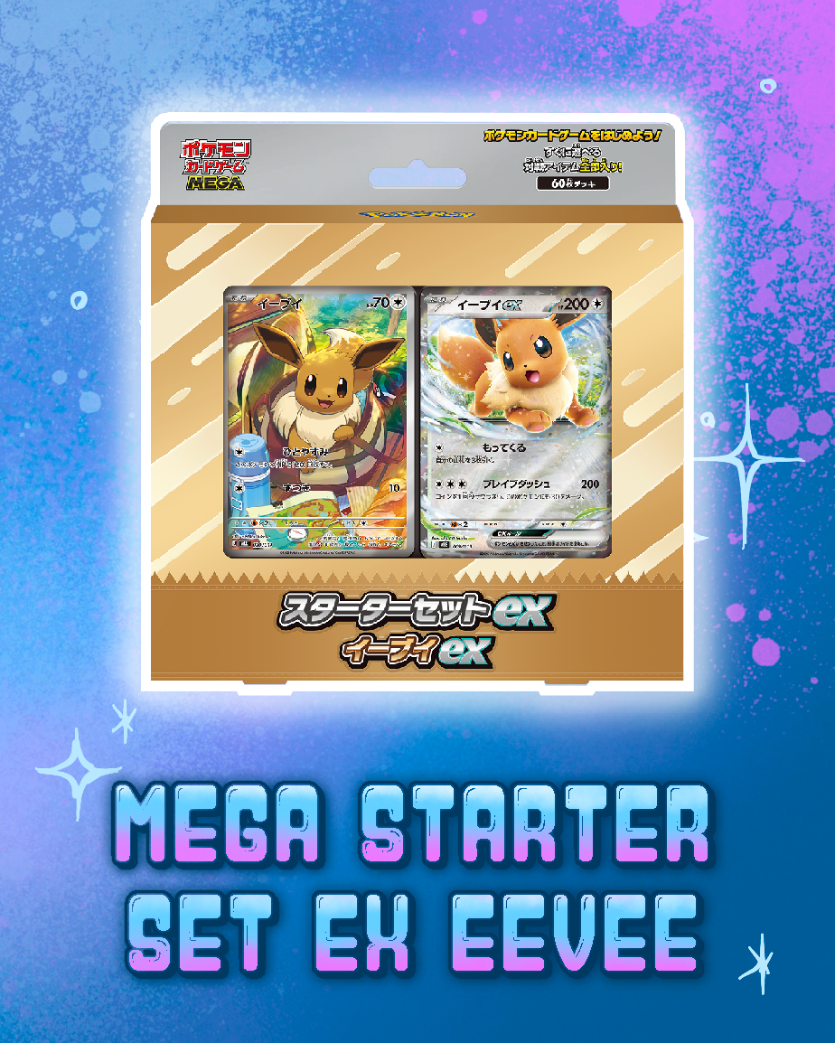 Pokemon:  Mega Starter Set ex Eevee Deck