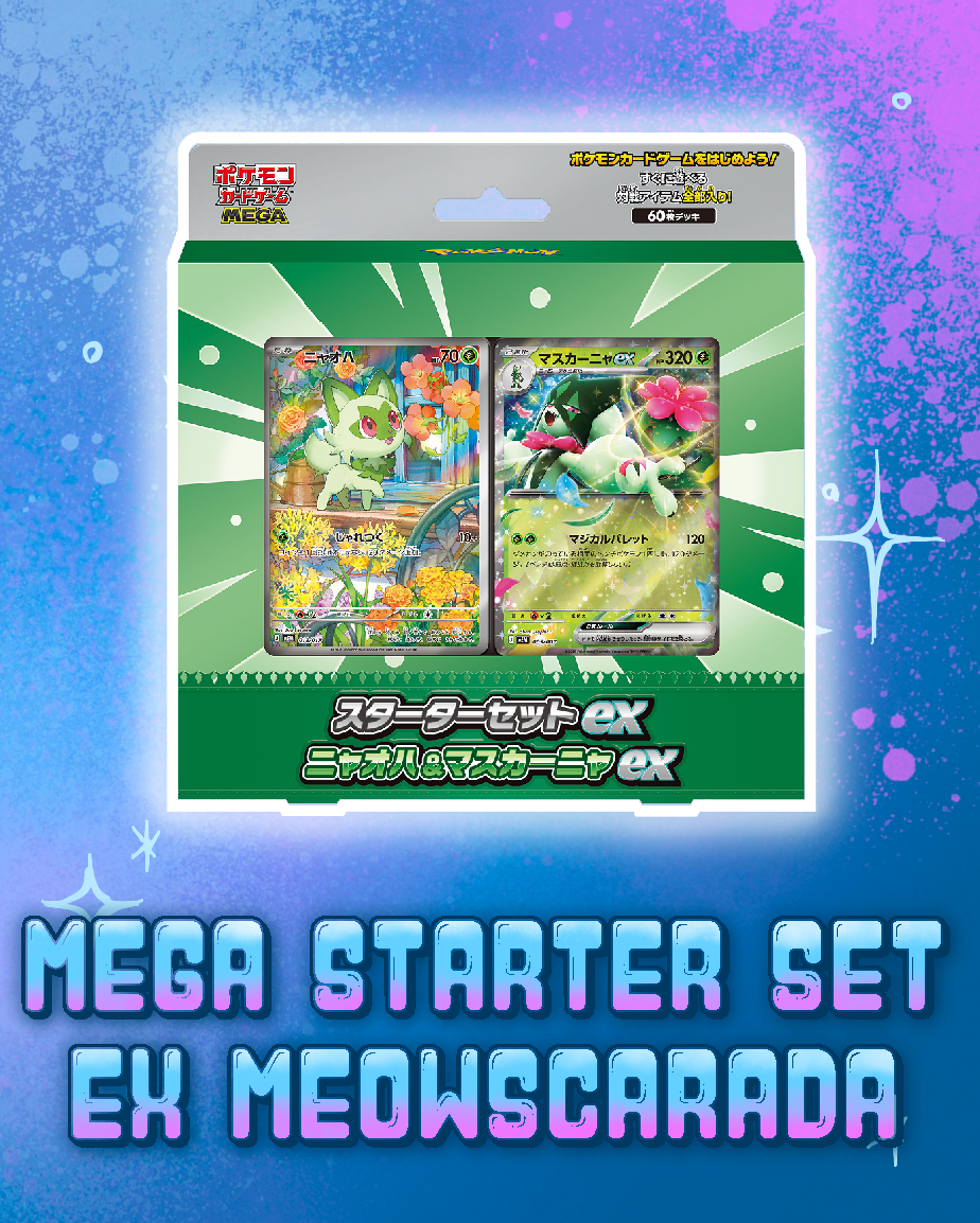 Pokemon: Mega Starter Set ex Meowscarada Deck