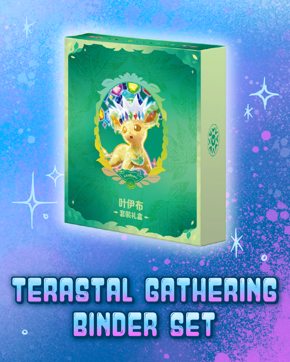 Pokemon: Terastal Gathering Binder Set - Leafeon