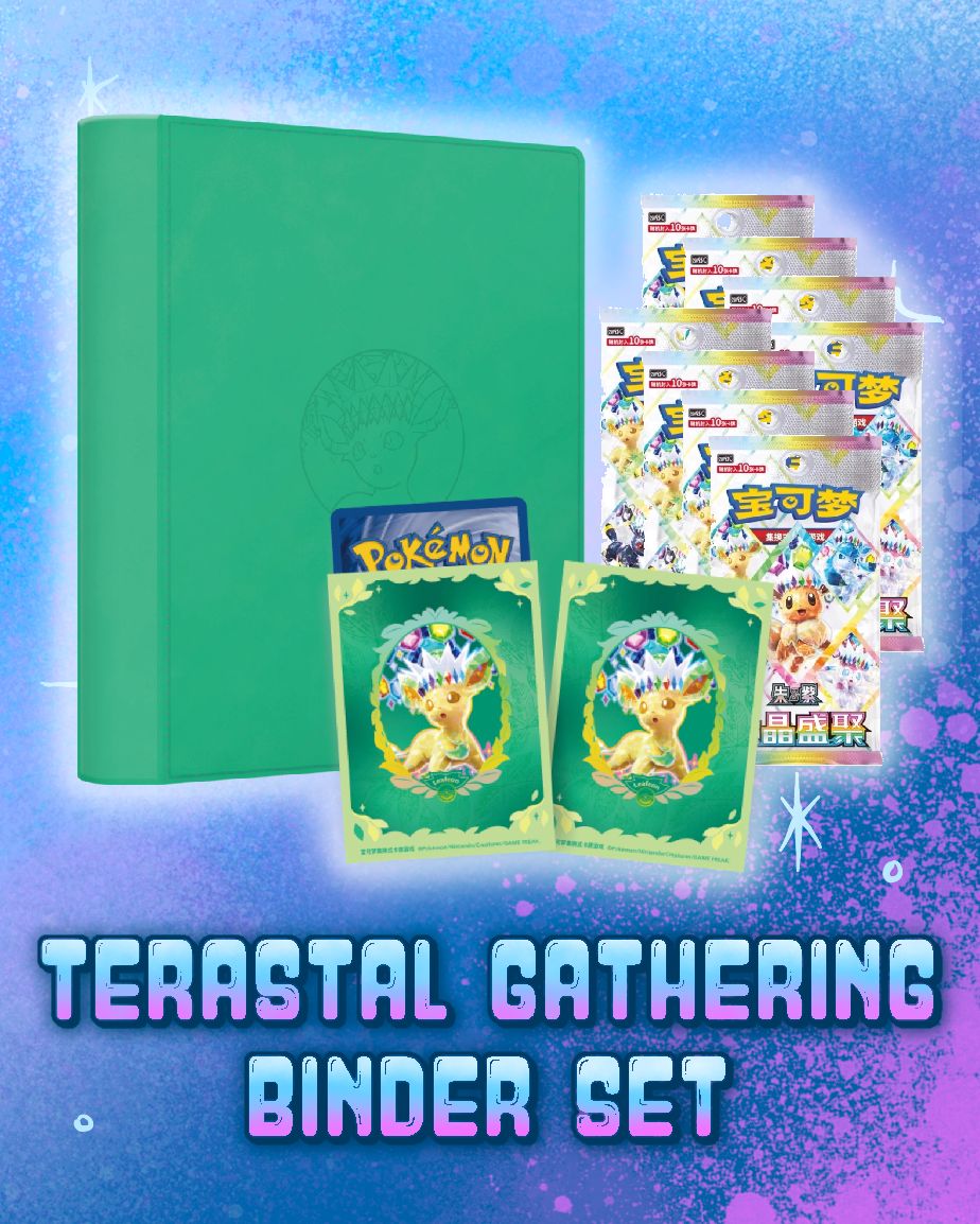 Pokemon: Terastal Gathering Binder Set - Leafeon