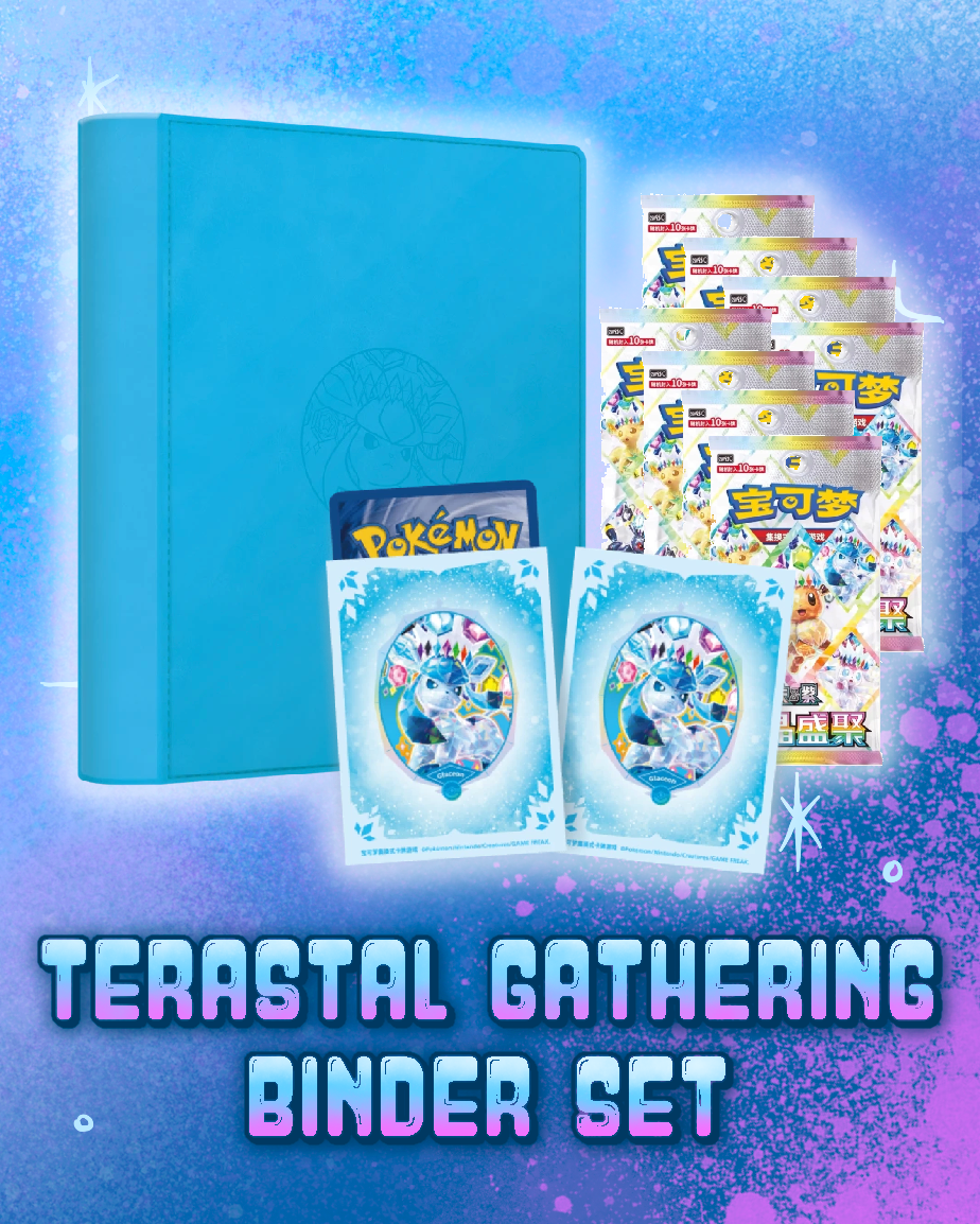 Pokemon: Terastal Gathering Binder Set - Glaceon