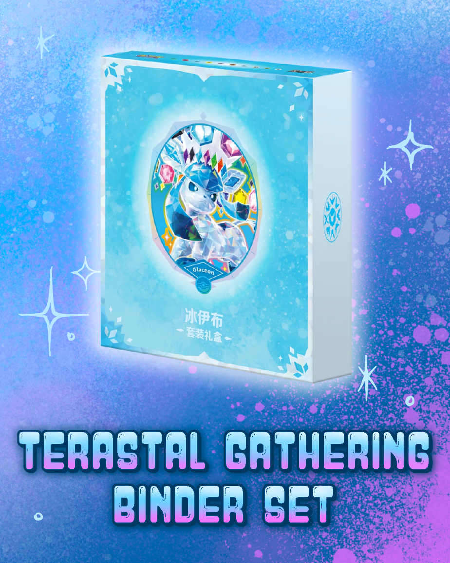 Pokemon: Terastal Gathering Binder Set - Glaceon